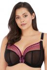 Elomi Matilda UW Plunge -rintaliivit Black Kiss-thumb Kaarituettu, kokokuppinen ja toppaamaton plunge-liivi 70-100, E-O EL8900-KIS
