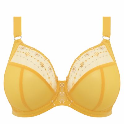 Elomi Matilda UW Plunge -rintaliivit Yellow Daisy Kaarituettu, kokokuppinen ja toppaamaton plunge-liivi 70-100, E-O EL8900-DSY