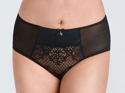 Nessa Megan korkeavyötäröiset alushousut musta  36-52 NO2 F-II