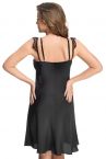 Gorsenia Memphis-camisole musta-thumb Kaaritueton satiinimekko S/36 - 5XL/50 K617
