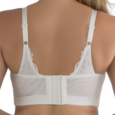 Parfait Mia Daisy Longline -bralette Pearl White Kaarituettu ja topattu longline-mallinen balconette-liivi. 65-95, D-L P6142-PRL