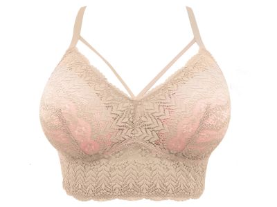 Parfait Mia Lace Longline -bralette Bare Kaaritueton, muunneltava bralette. 65-95, D-H P5951-BAE