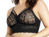 Parfait Mia Lace Longline -bralette Black-thumb Kaaritueton, muunneltava bralette 65-95, D-H P5951-BLK