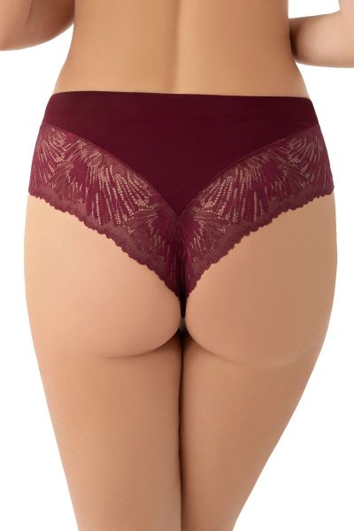 Gorsenia Mila-brazilianhousut Burgundy  M/38 - 2XL/44 K958