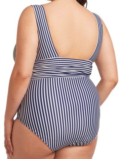 Nessa Swimwear Milano NW -uimapuku Navy/Ecru  M-3XL N543-NA-EC