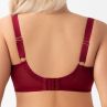Gorsenia Mira UW Soft -rintaliivit Burgundy-thumb Kaarituettu, toppaamaton pitsi- ja meshliivi. 70-100, D-M K942