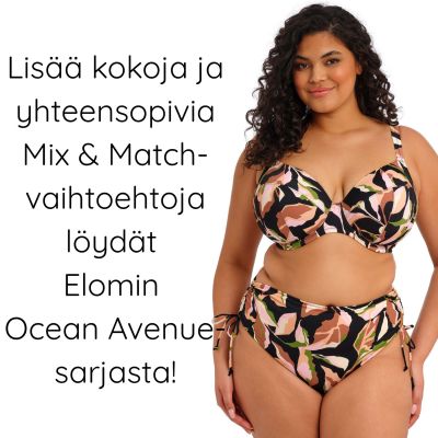 Freya Ocean Avenue UW Plunge - bikiniliivit - Multi Kaarituettu, toppaamaton bikiniliivi muunneltavilla olkaimilla. 60-85, D-M AS207706-MUI