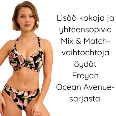Elomi Ocean Avenue Adj. HW -bikinihousut - Multi Korkeavyötäröiset bikinihousut. S/38 - 5XL/52 ES803473-MUI