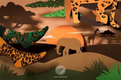 Many Mornings El Leopardo Regular -sukat 1 pr  35-38, 39-42, 43-46 R67