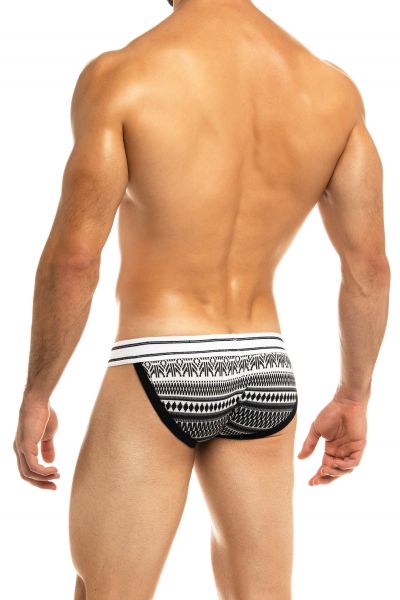 Modus Vivendi Capsule Graphic tanga mustavalkoinen Tanga brief 95% Polyesteri, 5% Elastaani S-XL 16913