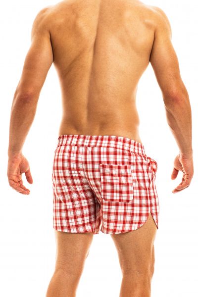 Modus Vivendi Capsule uimashortsit punaruudullinen Uimashortsit 100% Polyester S-XL S16921_red