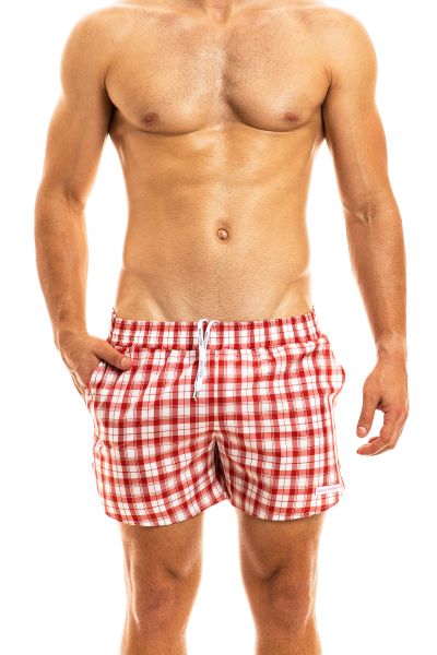 Modus Vivendi Capsule uimashortsit punaruudullinen Uimashortsit 100% Polyester S-XL S16921_red