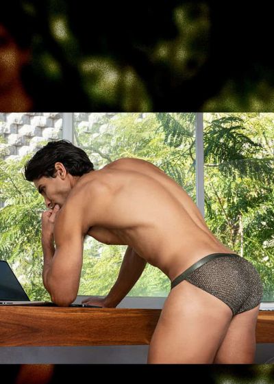 Modus Vivendi Knight tanga khaki Tanga brief 82% Viskoosi, 10% Polyesteri, 8% Polyamidi S-XL 05215