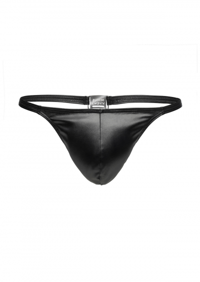 Modus Vivendi Leather look string musta String 100% Polyesteri S-XL 20516