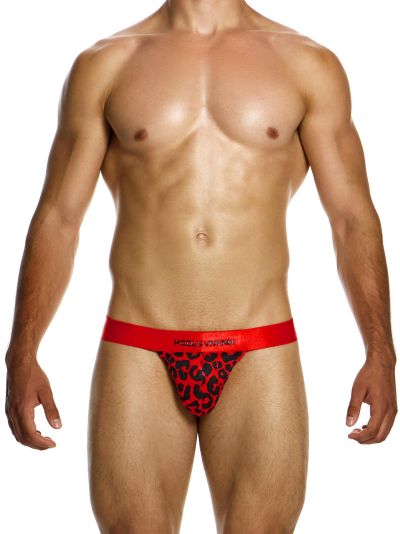 Modus Vivendi Leopard string punainen String 95% Polyesteri, 5% Elastaani S-XL 15411_red