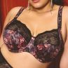 Elomi Morgan UW Full Cup -rintaliivit Dark Romance-thumb Kaarituettu, kokokuppinen ja toppaamaton liivi joustavalla pitsillä. 70-105, E-R EL4110-DAE