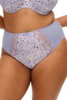 Elomi Morgan High Leg Brief -alushousut - Blue Leopard-thumb Midihousu normaalikorkealla vyötäröllä, korkealle leikatut jalansuut. M/40 - 4XL/50 EL4118-BEO