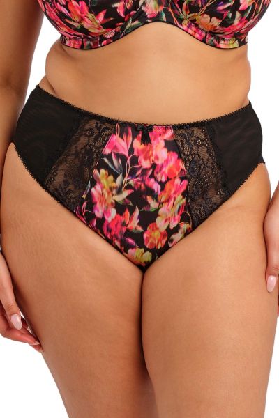 Elomi Morgan High Leg Brief -alushousut - Hot House Midihousu normaalikorkealla vyötäröllä, korkealle leikatut jalansuut. M/40 - 4XL/50 EL4118-HOU