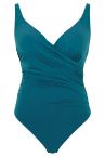 Panache Swimwear Mykonos UW Plunge -uimapuku Teal-thumb Kokouimapuku, jossa kaarituetut kupit ja säädettävät olkaimet. 65-85, DD-J SW1680-TEL