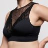Primadonna Naica NW Soft Bralette -rintaliivit - Black-thumb Kaaritueton, toppaamaton kokokuppinen pitsibralette. 70-95, D-G 0163596-ZWA