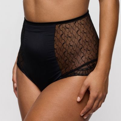 Primadonna Naica Special Briefs -alushousut - Black Korkeavyötäröiset alushousut näyttävillä nyöriyksityiskohdilla. S/38 - 3XL/48 0563593-ZWA