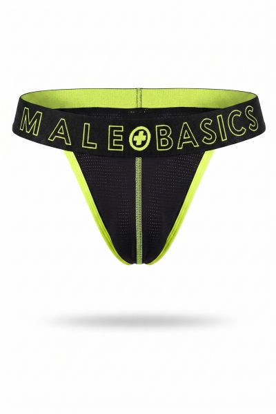 MaleBasics Neon stringit keltainen MBN05 Trunk 78% Nylon, 22% Spandex<br> S-XL MBM01
