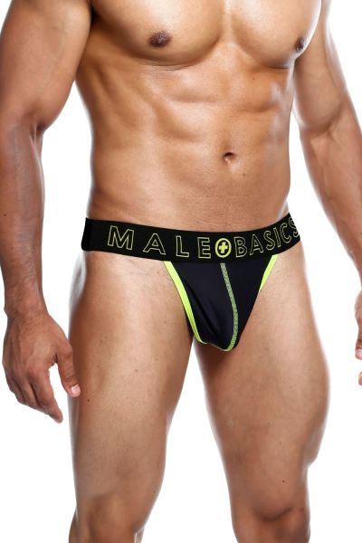 MaleBasics Neon stringit keltainen MBN05 Trunk 78% Nylon, 22% Spandex<br> S-XL MBM01