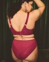 Elomi Nerina UW Stretch Plunge -rintaliivit Rouge-thumb Kaarituettu, kokokuppinen ja toppaamaton plunge-liivi sileällä joustopitsillä. 70-100, E-N EL302734-ROG