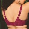 Elomi Nerina UW Stretch Plunge -rintaliivit Rouge-thumb Kaarituettu, kokokuppinen ja toppaamaton plunge-liivi sileällä joustopitsillä. 70-100, E-N EL302734-ROG