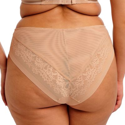 Elomi Nerina High Leg -alushousut Sahara Midihousu normaalikorkealla vyötäröllä, korkealle leikatut jalansuut. S/38 - 4XL/50 EL302753-SAH