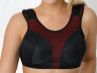 Nessa Nessa Soft Comfort Sport -urheiluliivit punainen leopardi-thumb Kaaritueton, toppaamaton urheiluliivi pehmustetuilla olkaimilla. 60-100, D-P 070-519