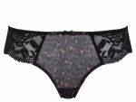 Nina Low Rise -brazilianhousut Black Leopard