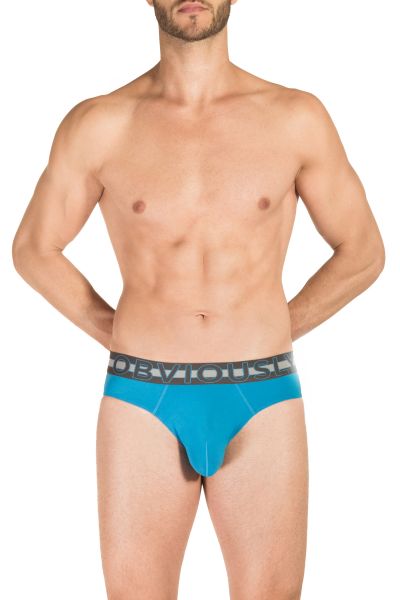 Obviously EveryMan Brief 2-pack turkoosi ja valkoinen Brief 90% Bambu, 10% Lycra<br> S-XL B02-1F/B02-1N