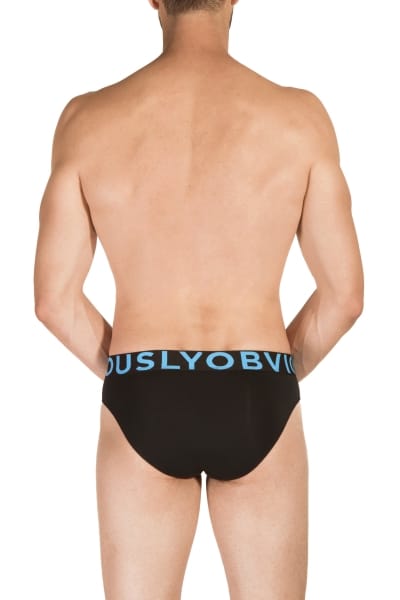 Obviously EveryMan Brief musta Brief 90% Bambu, 10% Lycra<br> S-3XL B02-1A