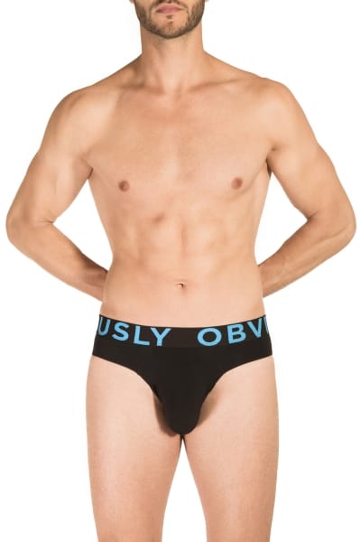 Obviously EveryMan Brief musta Brief 90% Bambu, 10% Lycra<br> S-3XL B02-1A