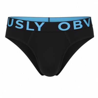 Obviously EveryMan Brief musta Brief 90% Bambu, 10% Lycra<br> S-3XL B02-1A