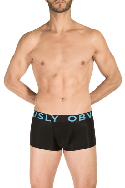 Obviously EveryMan Trunk musta Trunk 90% Bambu, 10% Lycra<br> S-3XL B03-1A