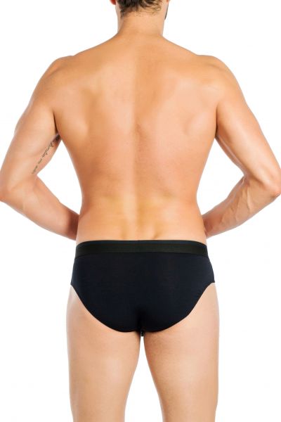 Obviously FreeMan Brief musta Brief 90% Bambu, 10% Lycra S-3XL C02-1A