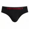 Obviously FreeMan Brief musta-thumb Brief 90% Bambu, 10% Lycra S-3XL C02-1A