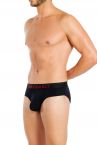 Obviously FreeMan Brief musta-thumb Brief 90% Bambu, 10% Lycra S-3XL C02-1A