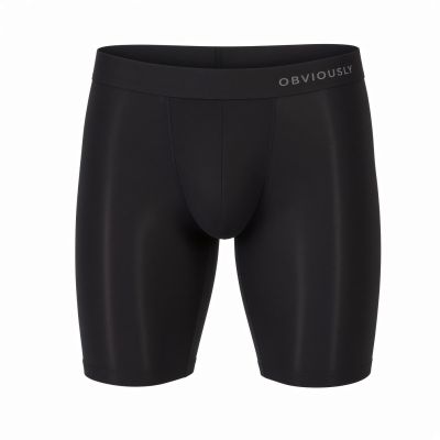 Obviously PrimeMan Bokserit musta 9 tuuman lahje Bokserit 9 tuuman (=22 cm) lahkeella <br> 90% Mikrokuitu, 10% Lycra<br> S-3XL A01-1A
