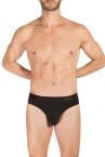 Obviously PrimeMan Brief musta-thumb Brief-alushousut <br> 90% Mikrokuitu, 10% Lycra<br> S-3XL A02-1A