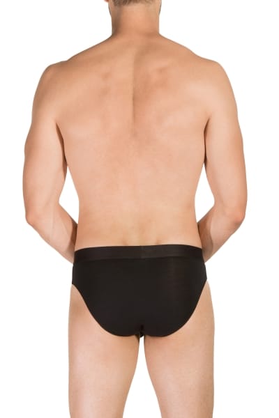 Obviously PrimeMan Brief musta Brief-alushousut <br> 90% Mikrokuitu, 10% Lycra<br> S-3XL A02-1A