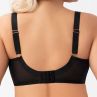Gorsenia Ottavia UW Soft Side Support -rintaliivit Black & Petrol-thumb Kaarituettu, toppaamaton kirjailtu meshliivi. 65-105, D-L K947