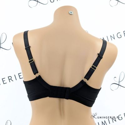 Panache Amour NW Padded Bralette -rintaliivit Black & Pecan Kaaritueton, topattu bralette muunneltavilla olkaimilla. 70-85 F-K 11145-BL-PE