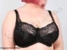 Panache Clara Soft Full Cup -rintaliivit hiilenharmaa-musta-thumb Kaarituettu, toppaamaton lähes täyskuppinen pitsiliivi 65-85, D-J 7255