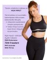 Panache Sport 7344 Freedom NW NP -urheilurintaliivit - Black & Chalk-thumb Kaaritueton, toppaamaton urheiluliivi, jossa muunneltavat olkaimet. 60-90, D-M 7344-BLK/CHK