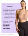 Panache Sport 9443 Thrive UW NP -urheilurintaliivit - Dusty Rose-thumb Kaarituettu, toppaamaton urheiluliivi, jossa olkaimissa racerback-mahdollisuus. 75-105, E-O SCU-9443-DUE