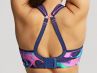 Panache Sport Panache Sport 5021A UW urheilurintaliivit Cyber Swirl-thumb Kaarituettu topattu urheiluliivi, jossa muunneltavat olkaimet. 65-90, D-J 5021A-CYB