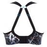 Panache Sport Panache Sport 5021B UW urheilurintaliivit Ink Splat-thumb Kaarituettu topattu urheiluliivi, jossa muunneltavat olkaimet. 65-90, D-J 5021B-INK